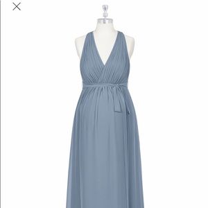 Maternity dusty blue dress. Brand new. Never worn